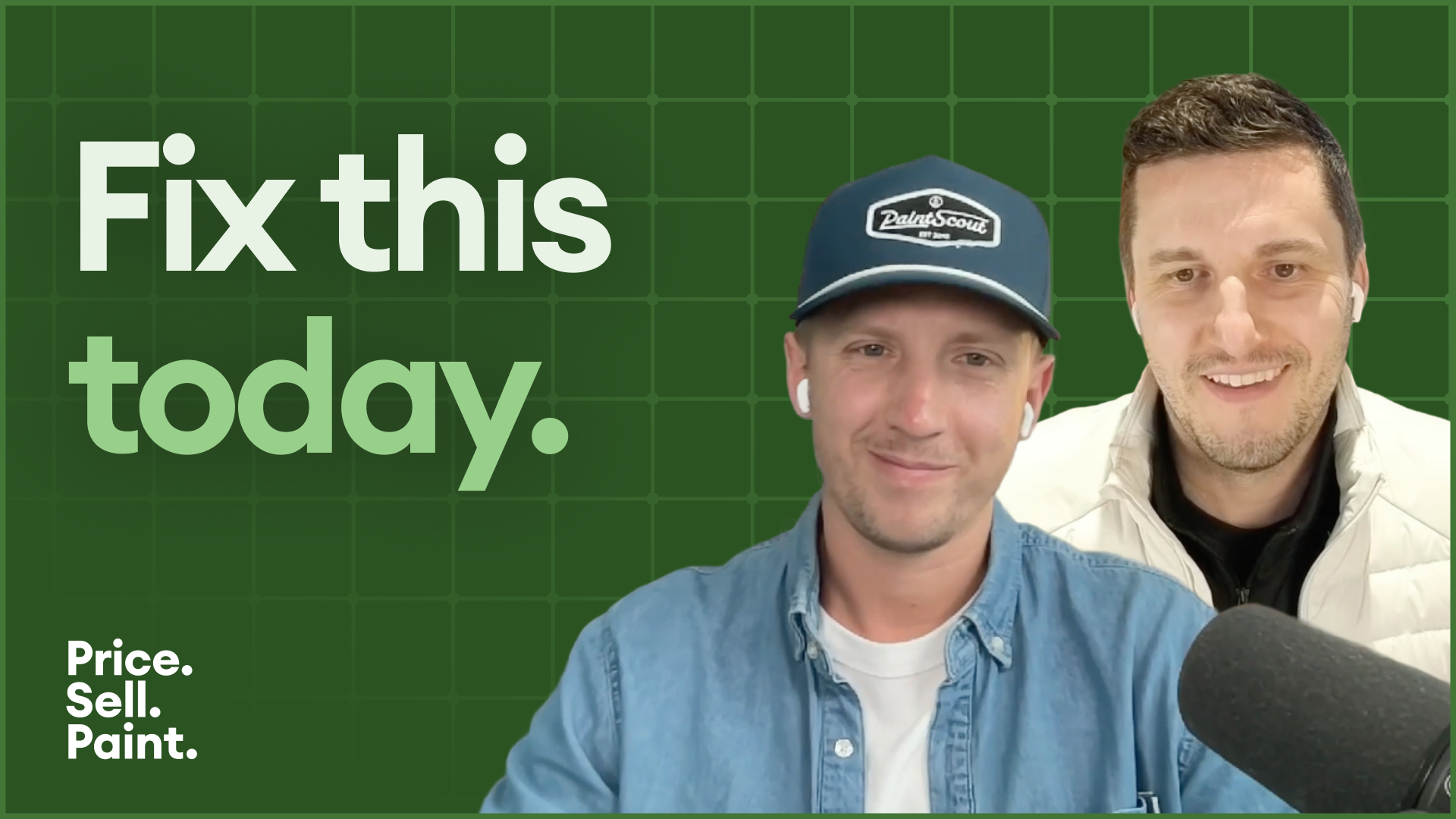 YouTube thumbnail for the episode of the Price. Sell. Paint podcast.