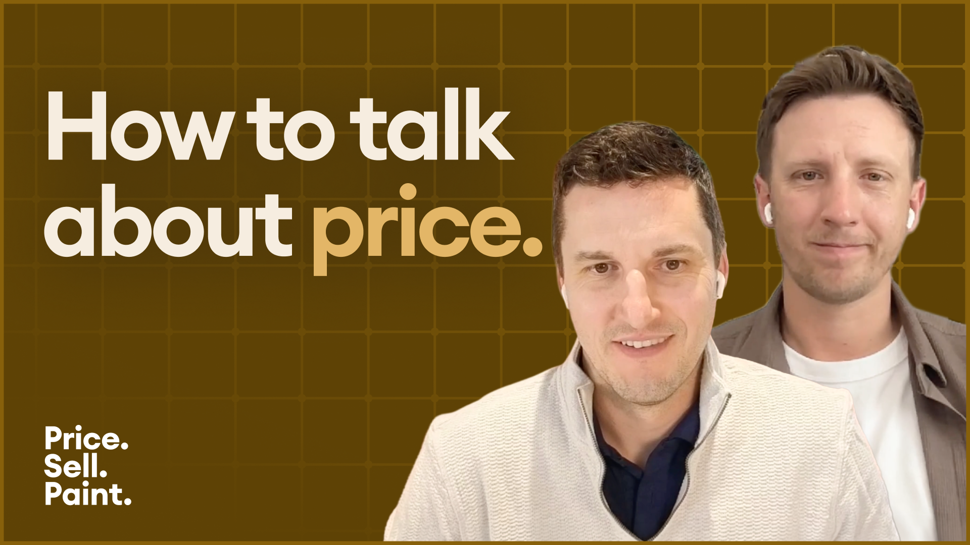 YouTube thumbnail for the episode of the Price. Sell. Paint podcast.