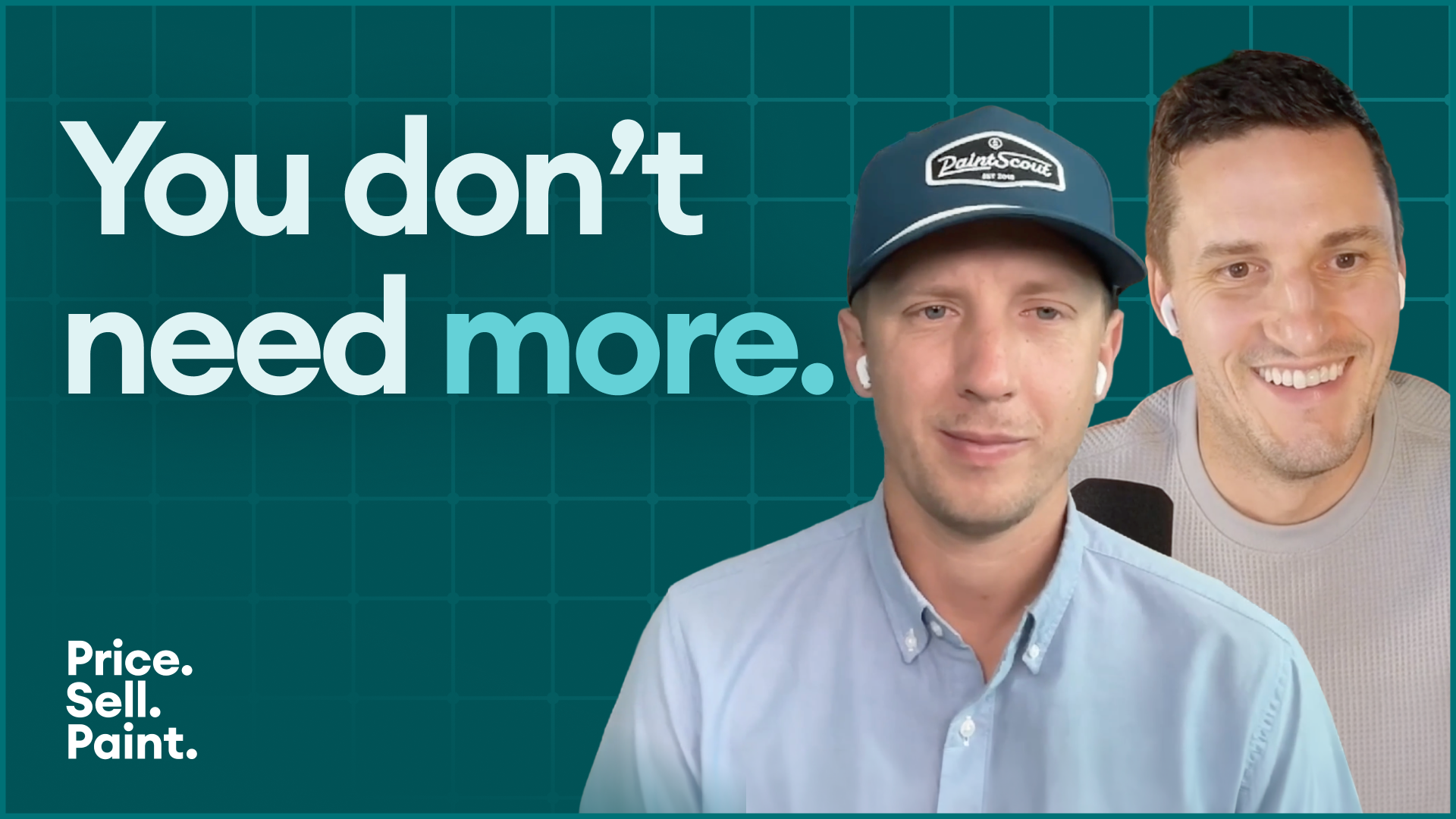 YouTube thumbnail for the episode of the Price. Sell. Paint podcast.