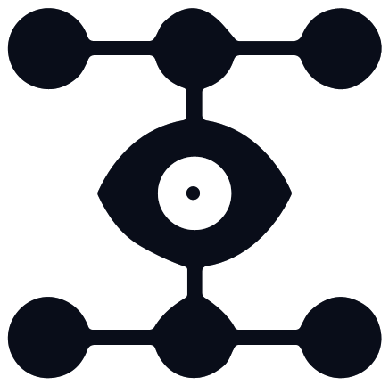 Icon für vernetzte Systeme und Datenintegration