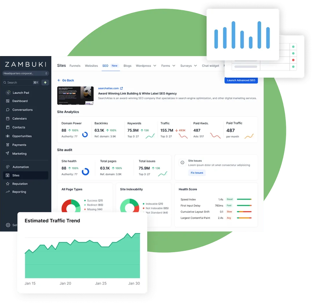 Zambuki Dashboard