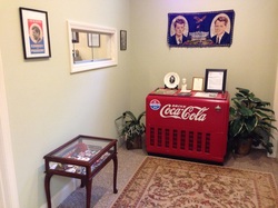 Inside the H.H. Peck Carriage House