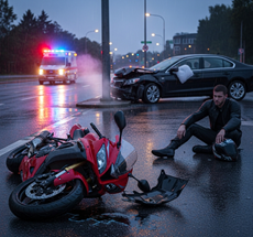 Motorcycle accident in New Milford, CT