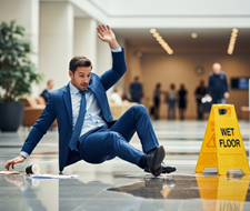 Slip and fall in Watertown