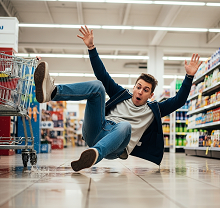 Slip and fall in New Milford