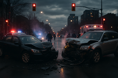 Car accident in Morris