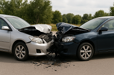 Car accident in New Hartford