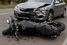 Motorcycle accident in Goshen, CT