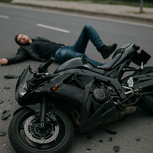 Motorcycle accident in Bristol, CT