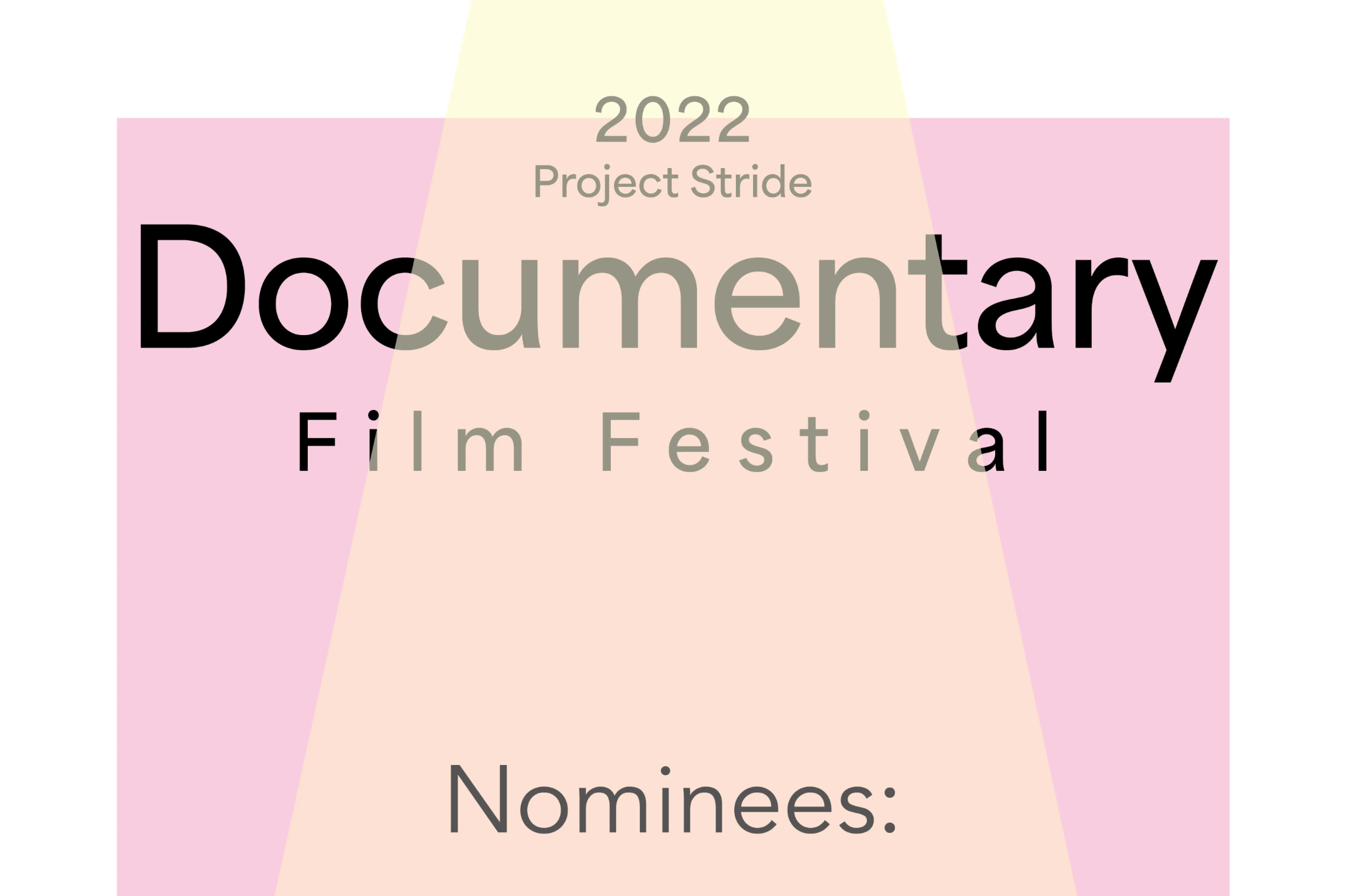 Top half of a documentary film festival poster.