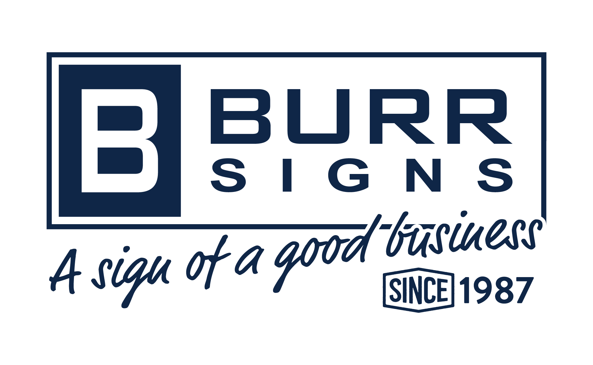 Logo for Burr SIgns