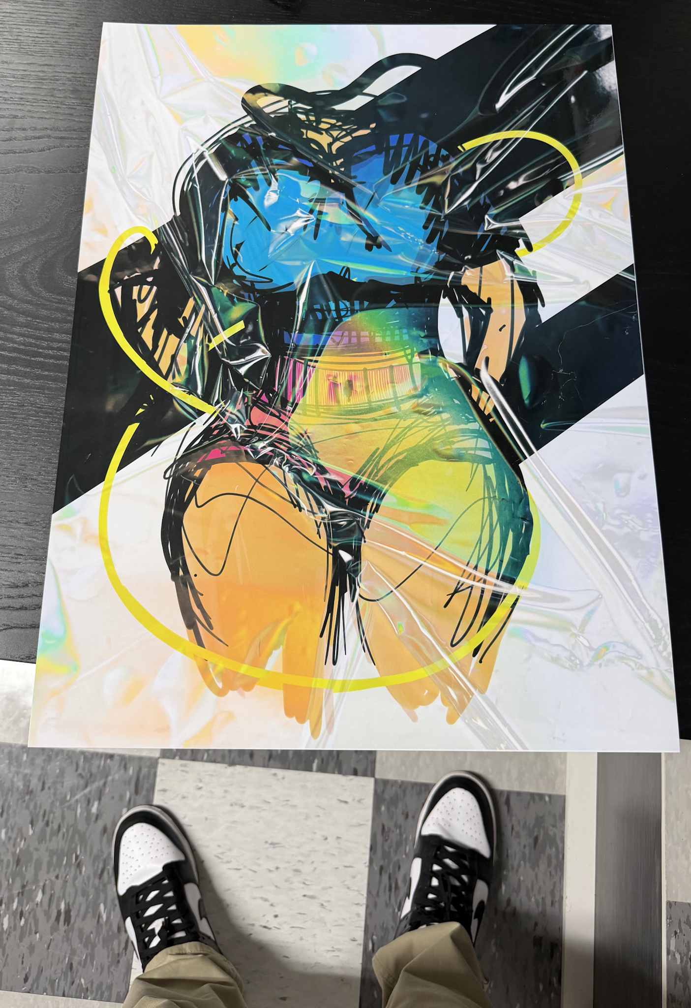 image of construction plans for a general contractor