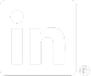 Weißes LinkedIn Logo