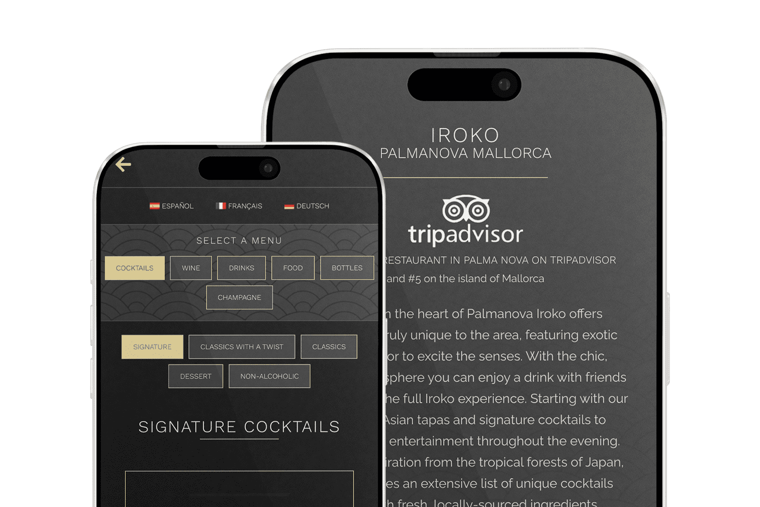 Pay monthly Restaurant website package