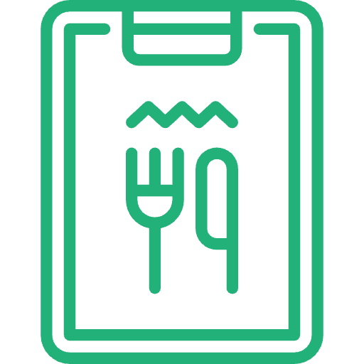 Icon of restaurant menu 