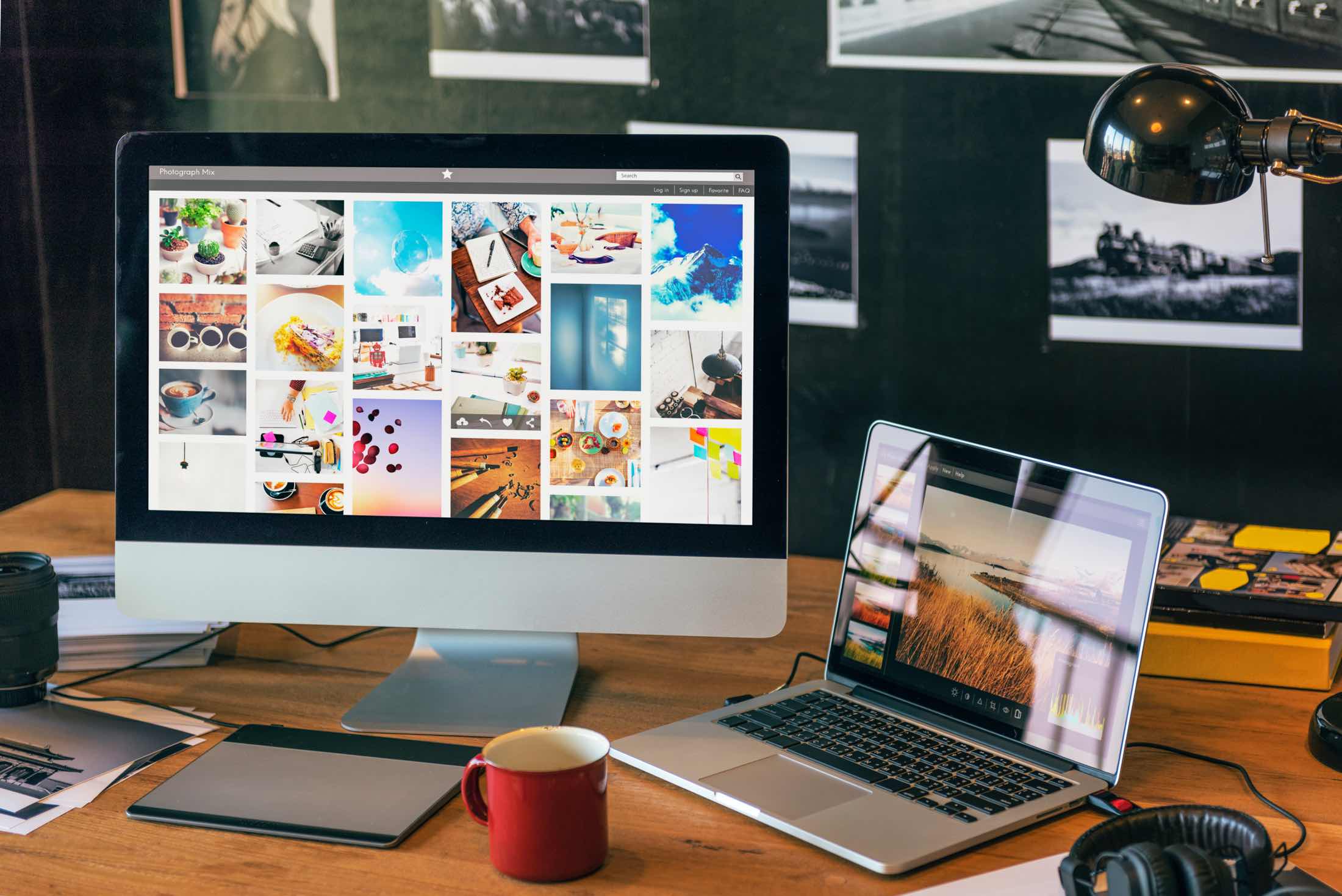 Restaurant website package design