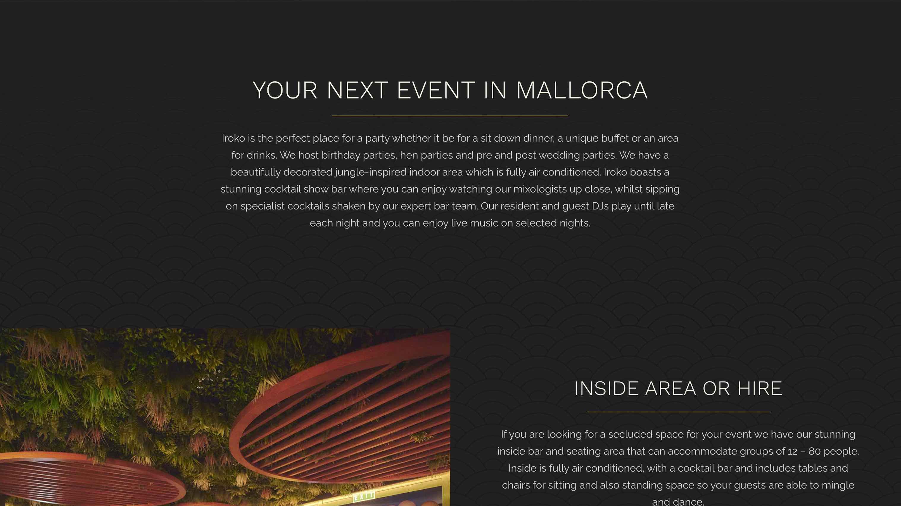 Web design and SEO for Iroko resturant