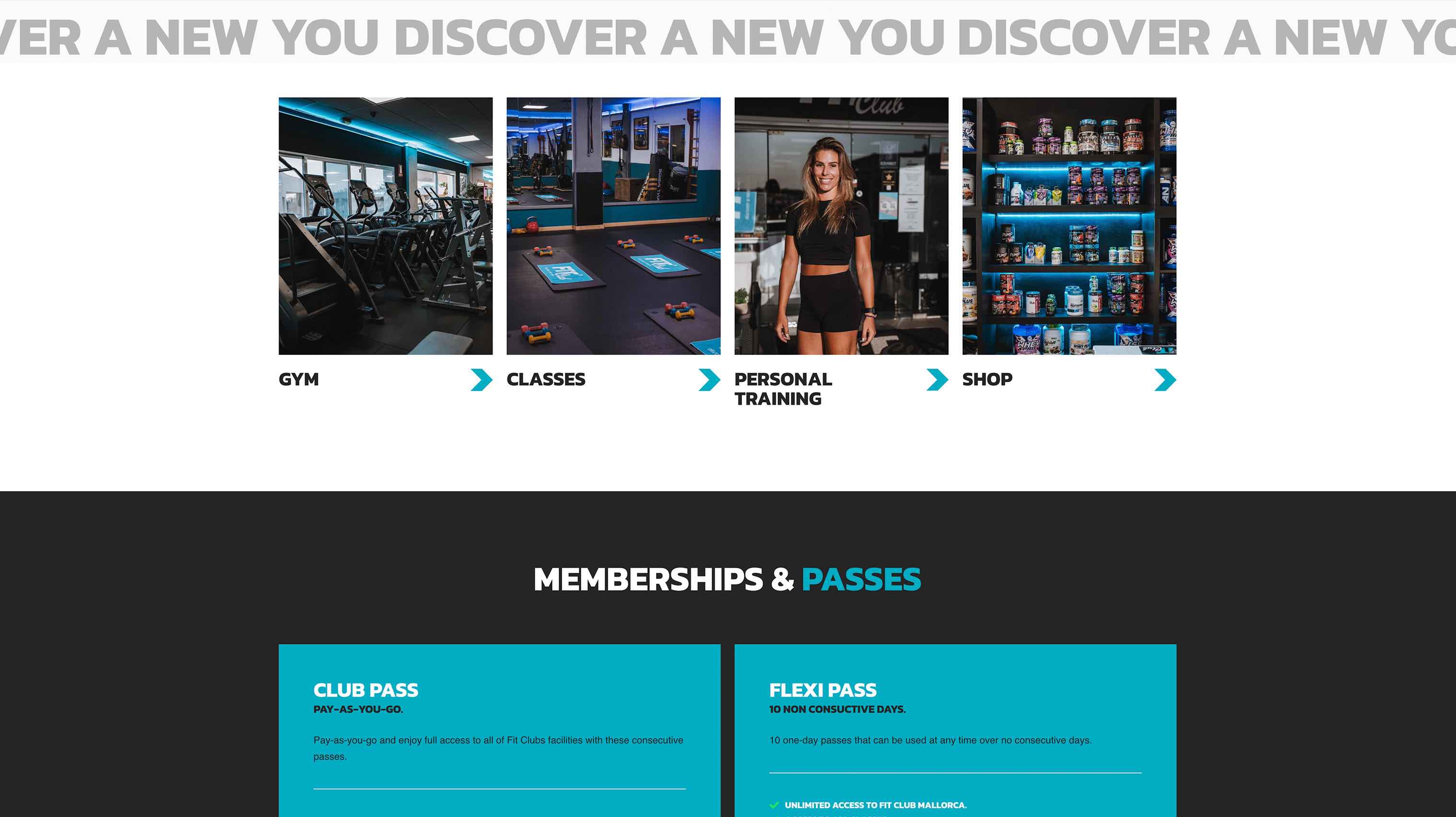 Website and SEO for Fit Club