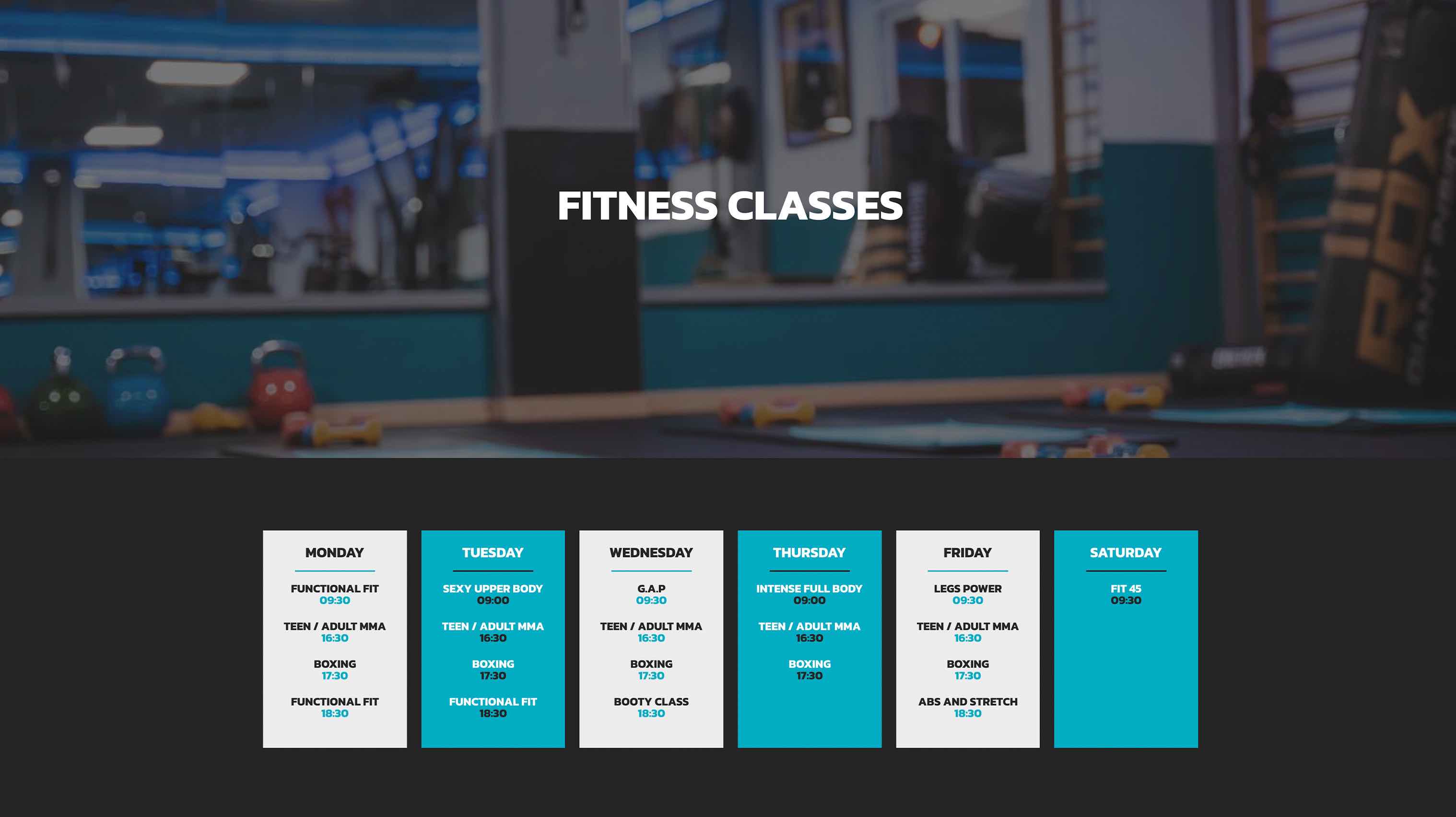Website and SEO for Fit Club