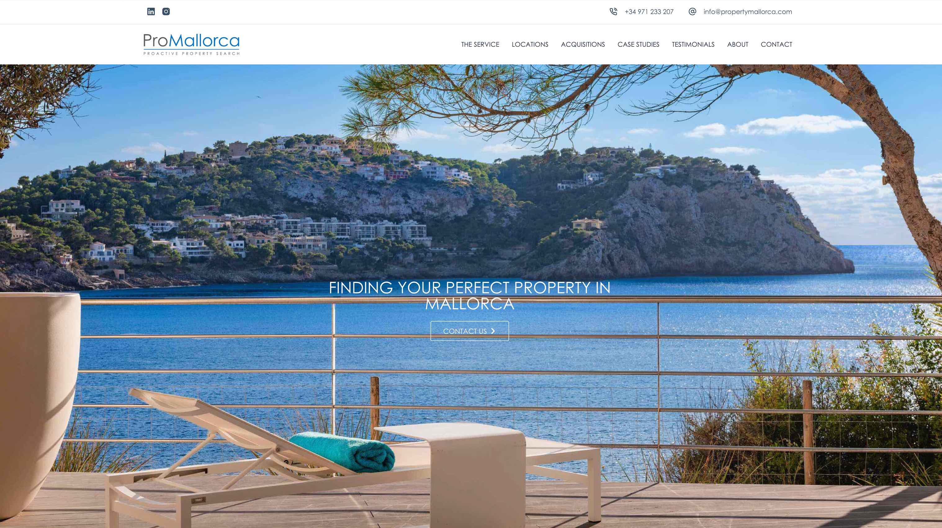 Website design for Property Mallorca