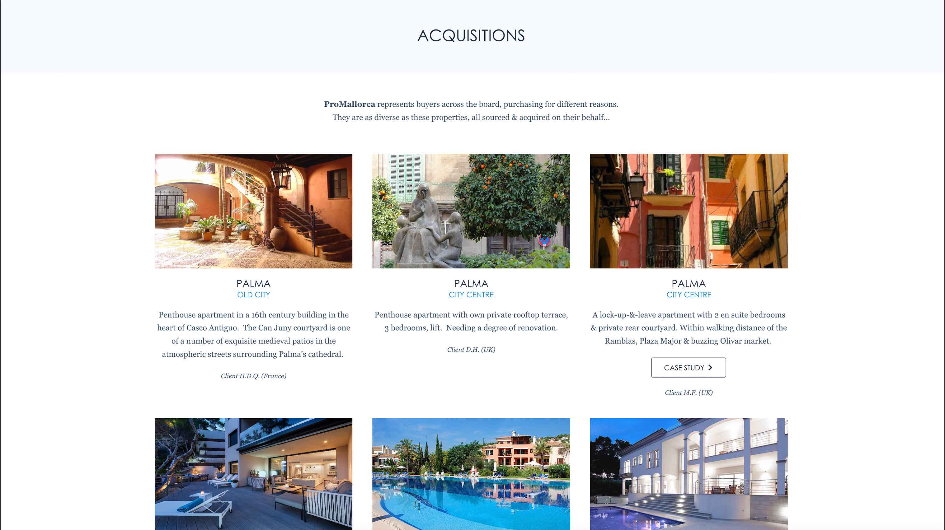 Website design for Property Mallorca