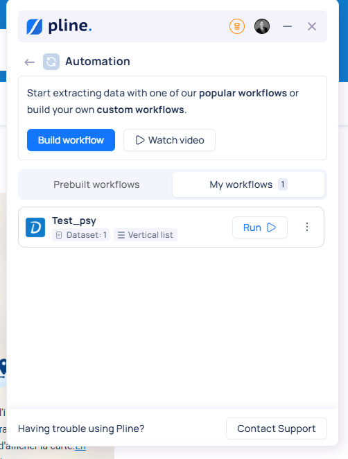 Pline - personnalisation des workflows