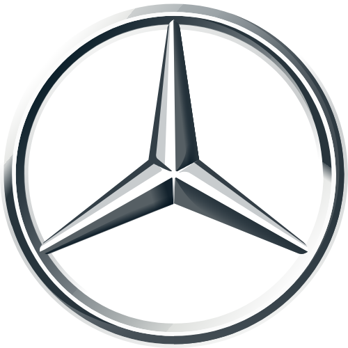 Logo of the mercedes company