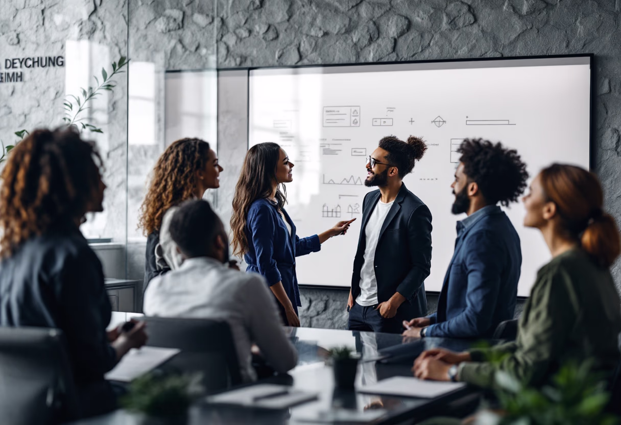 image of construction meetings (for a general contractor)