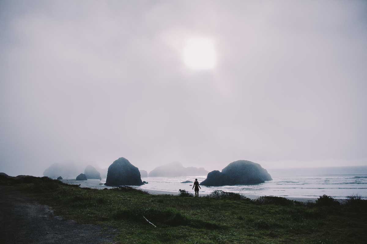 "I captured this image on a whim, we had been driving trying to get to the South Jetty Sand Dunes in Oregon and promised we wouldn't stop to take any more photos along the way. About 5 minutes later we saw this beach and the light was so magical that we had to pull over and capture it."