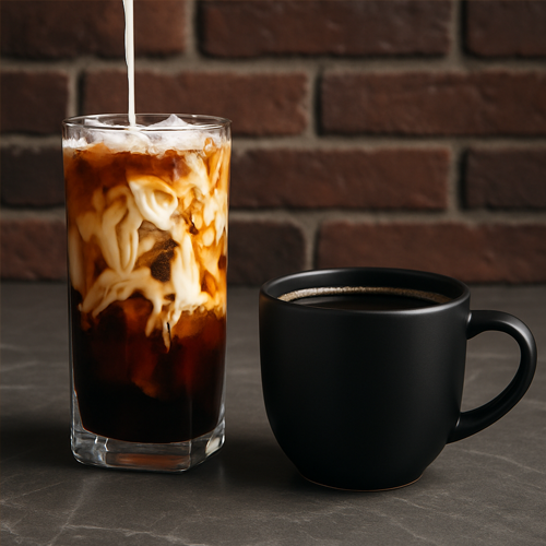 Coffee and ice coffee