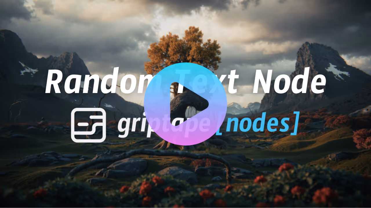 Random Text Node