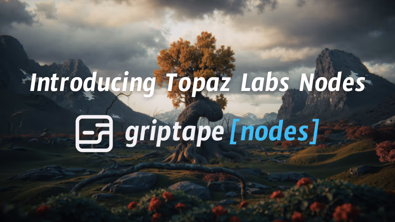 Introducing Topaz Labs Nodes