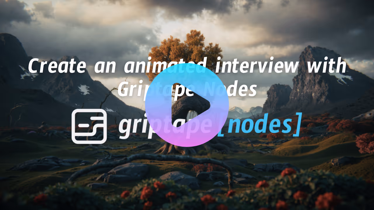  Create an animated interview