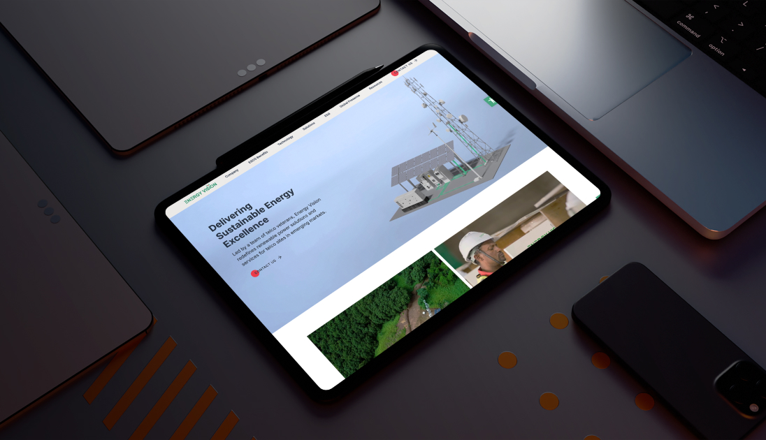 Energy Vision - Website Marketing Writing Example
