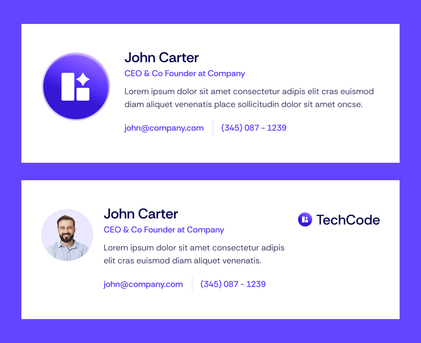 TechCode - Email Signature - Saasfy SaaS Webflow Template | Brix Template