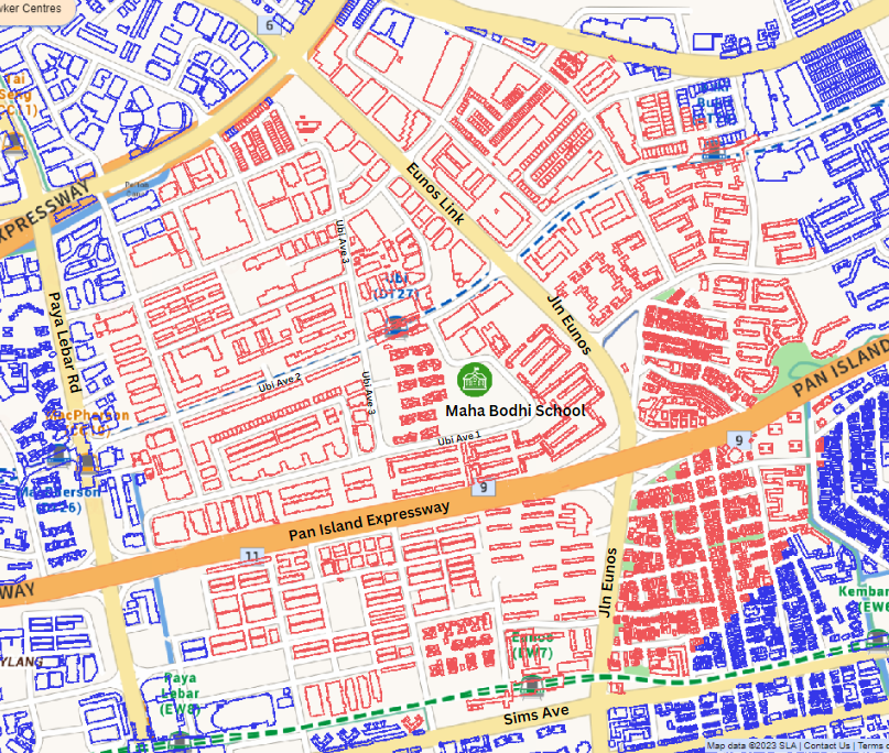 Map around the school