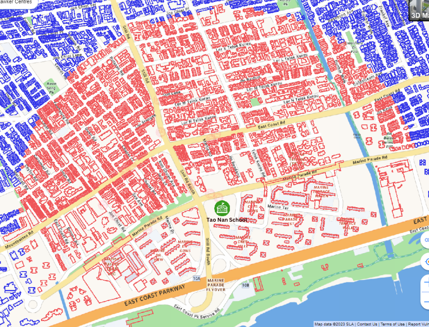 Map around the school