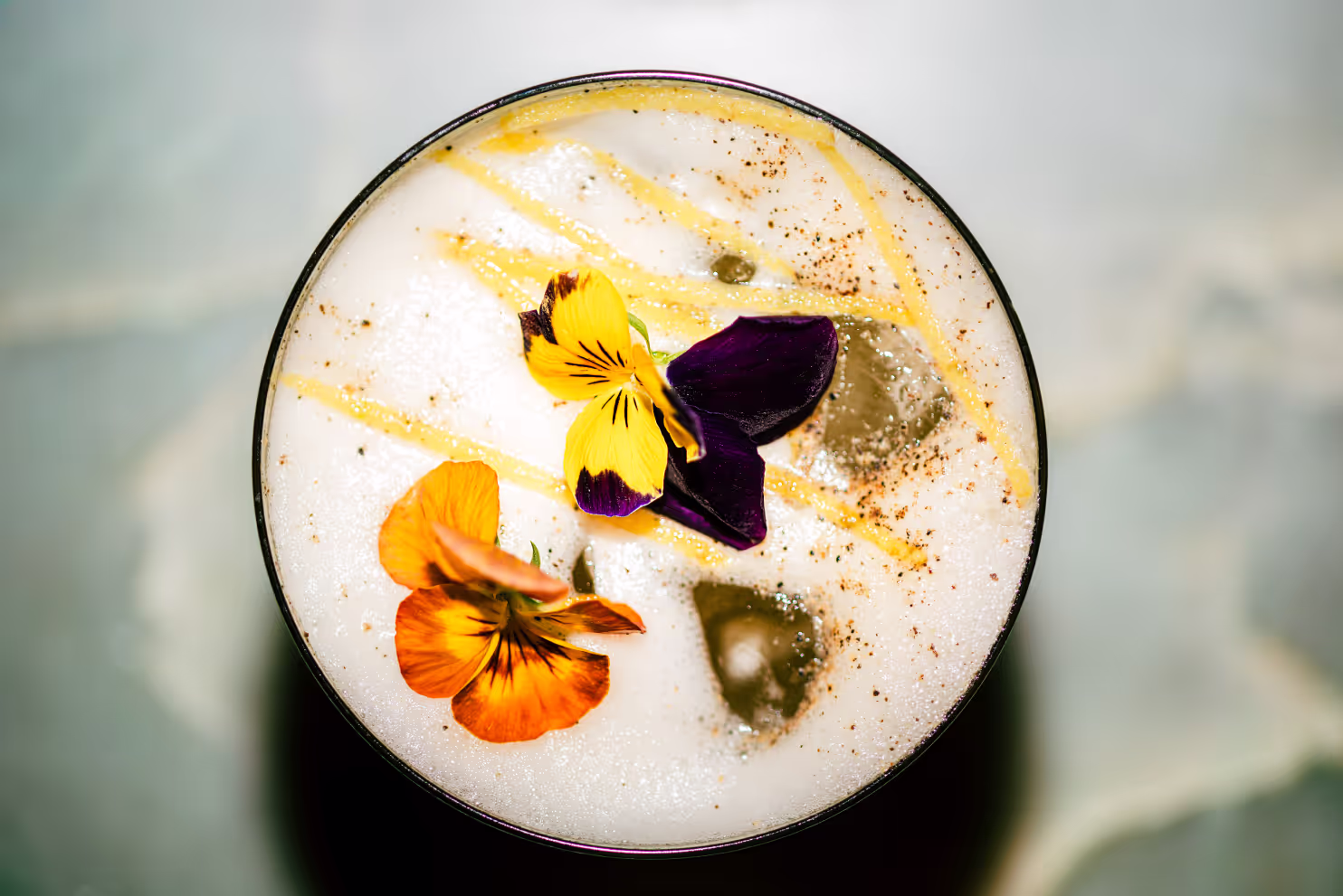 A luxury drink from the Hotel bar Josephine's.