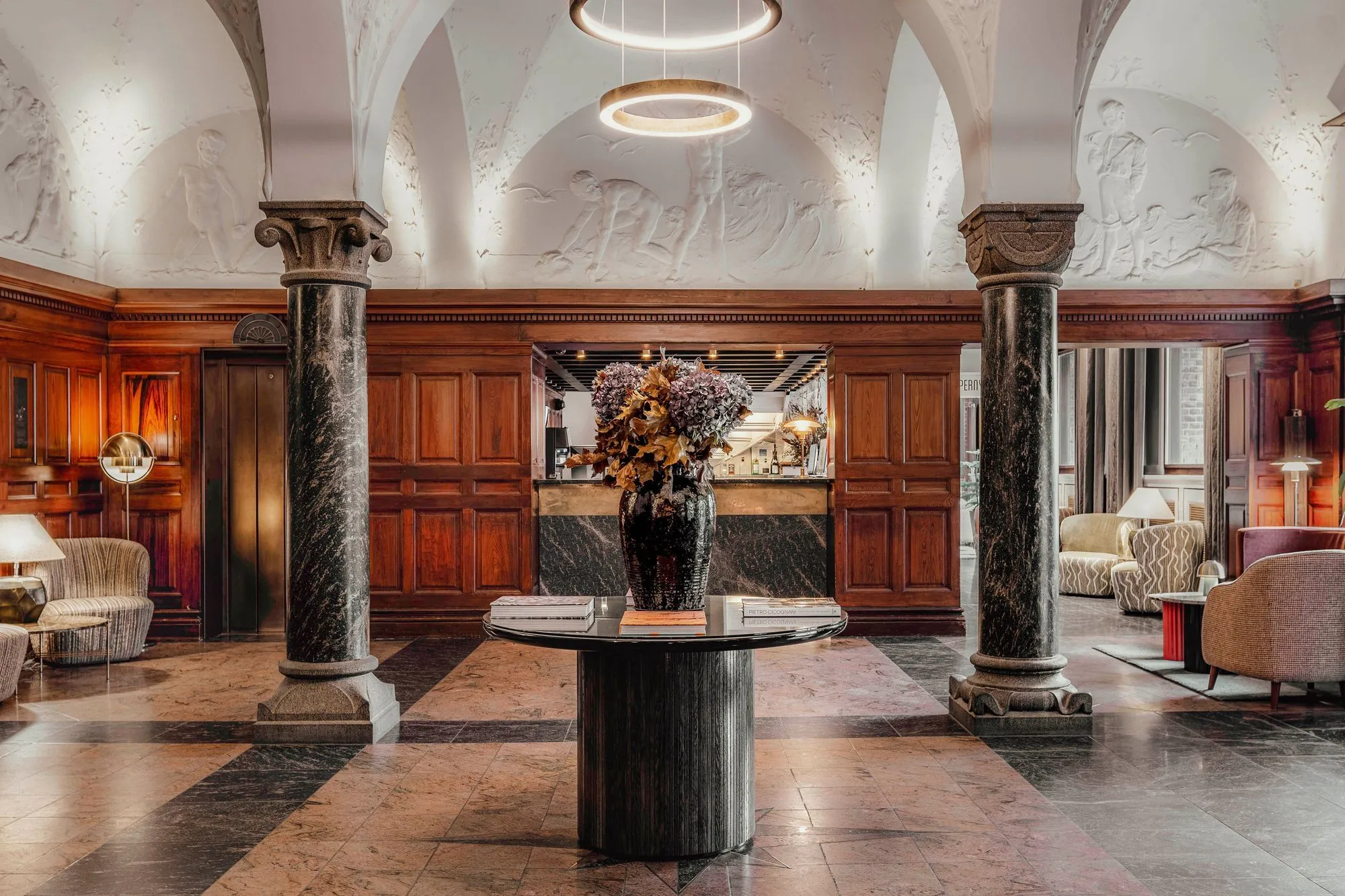 Historic hotels in Copenhagen - Ascot Hotel exterior view.