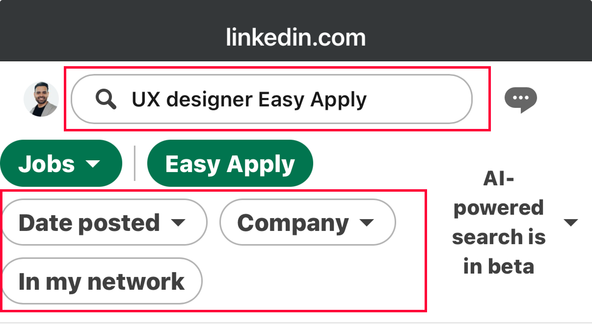 Search bar with border contrast increased from 1.71:1 to 3.03:1