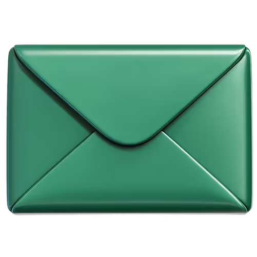 ikona zielonej koperty symbolizuje formularz kontaktowy na stronie