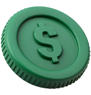 zielona ikona monety prezentuje możliwośc podpiecia płatnosci 