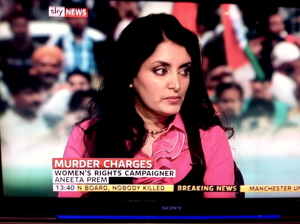 Independent on Sunday page from 23 November 2013 headed Concealment: the key to modern slavery, with a photograph of Aneeta Prem.