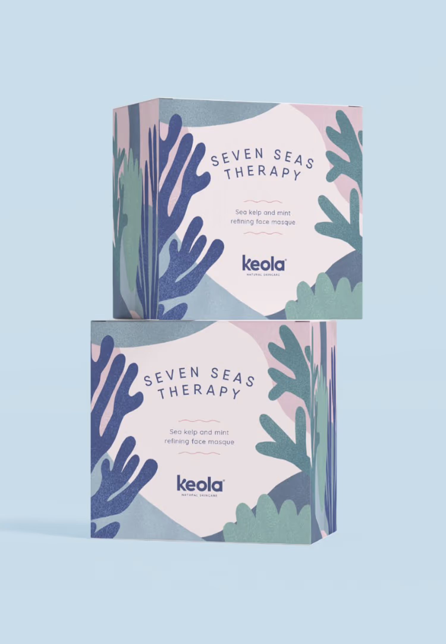 3D design mockup of packaging for skincare brand - Keola