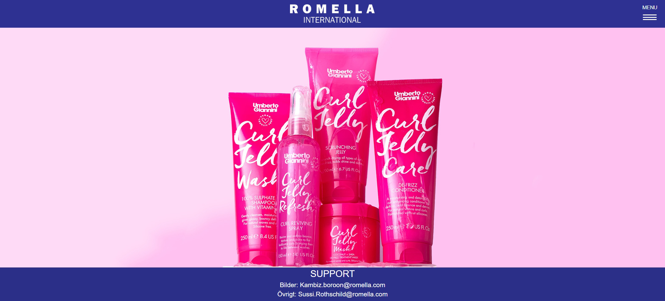 Romella.com - Desktop