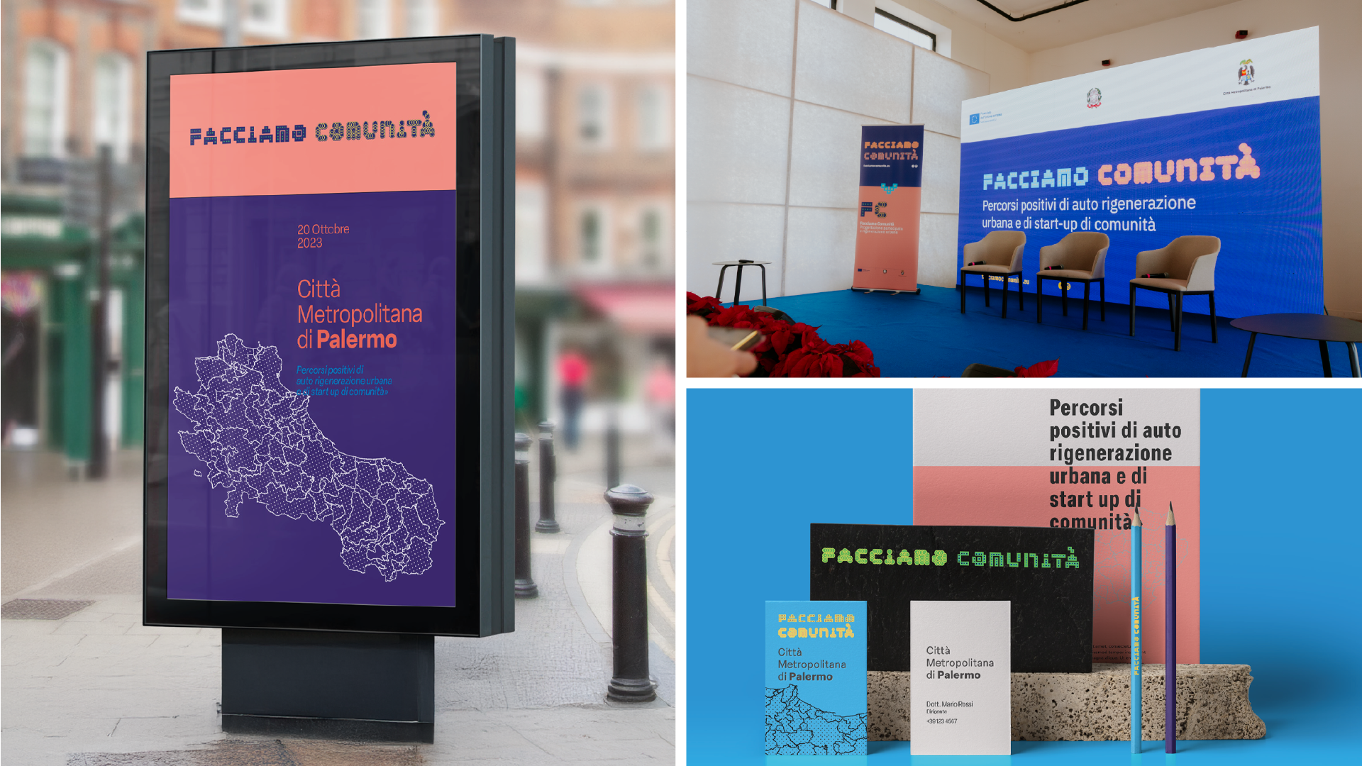 Facciamo Comunità — Brand Identity, SevenApp