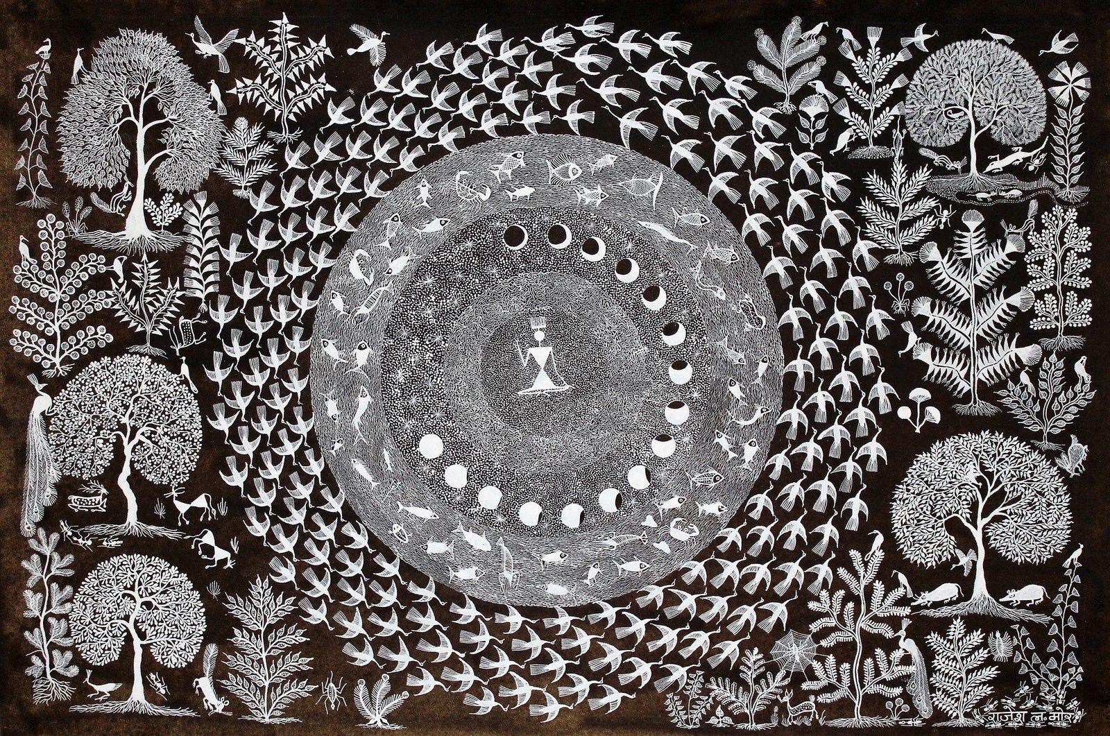 Artistes Warli, d’Inde et des Îles Tonga