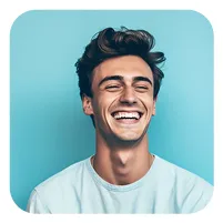 Man in white shirt smiling