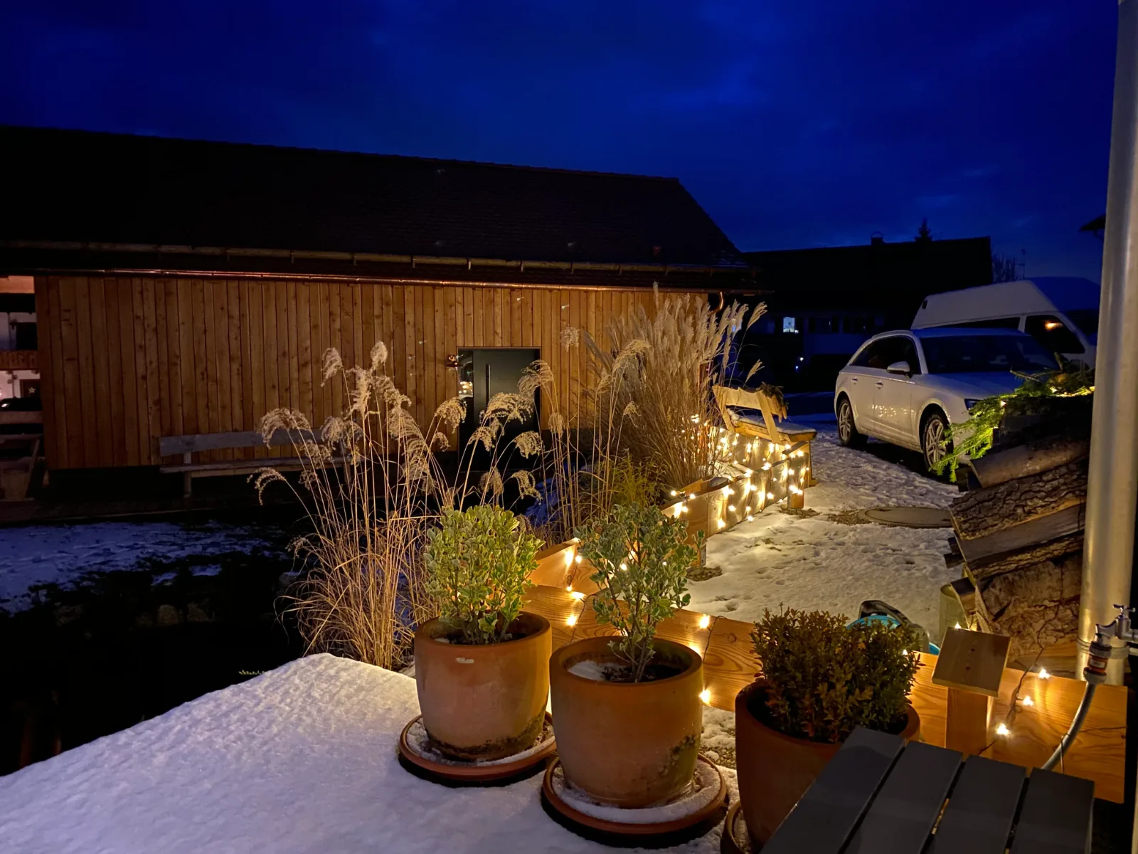 Terrasse am Abend