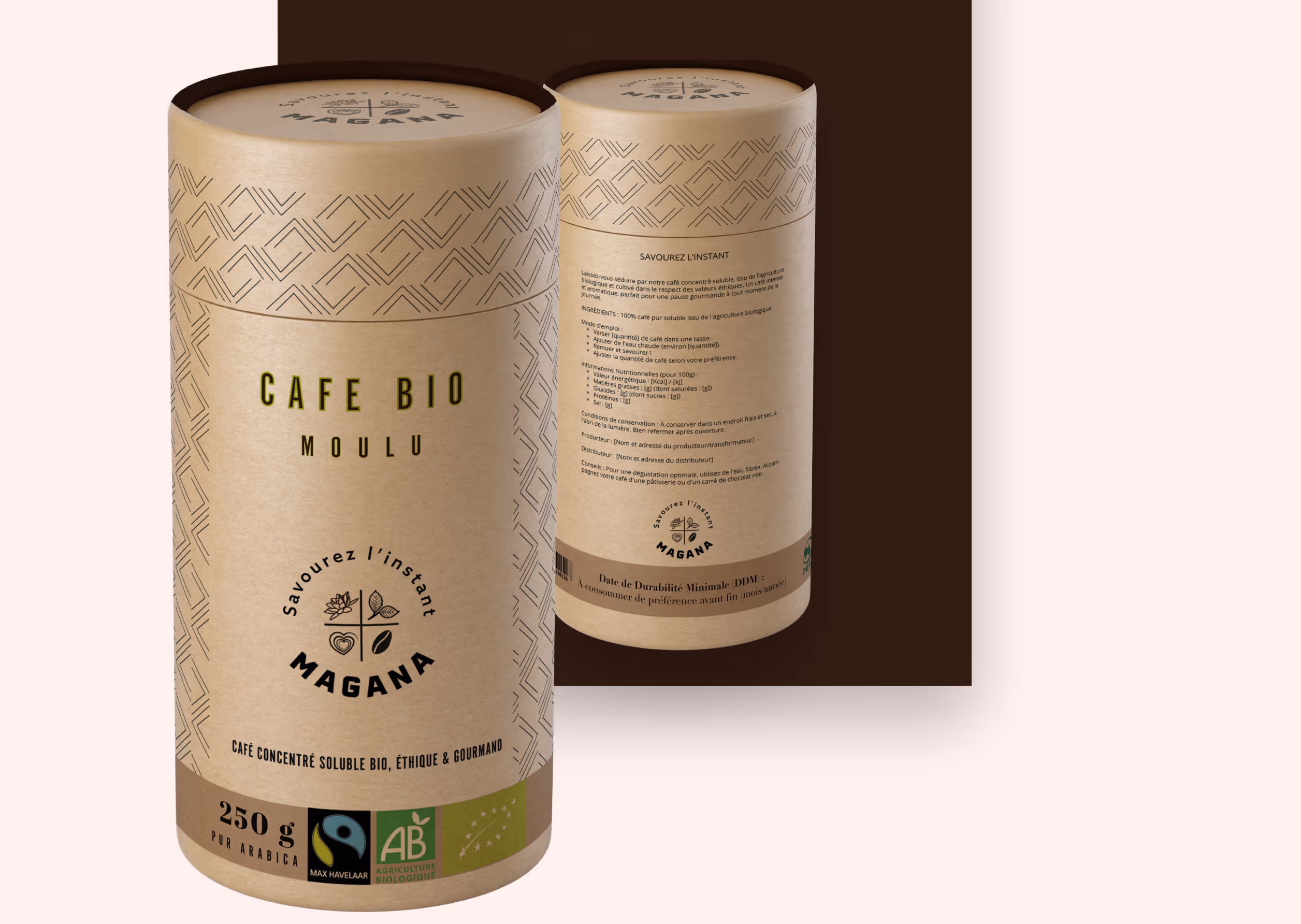 packing design cafe bio